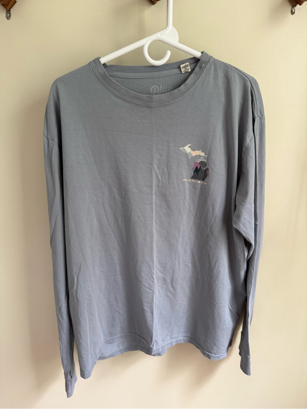Blue 84 women’s Michigan long sleeve! Comfy